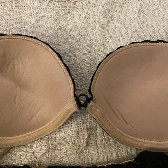 Aerie Charley Convertible Black Lace Push Up Bra 34B - Picture 3 of 6